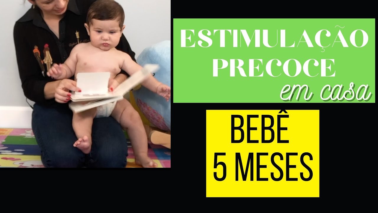 Estimulando o desenvolvimento de um bebê com 5 meses