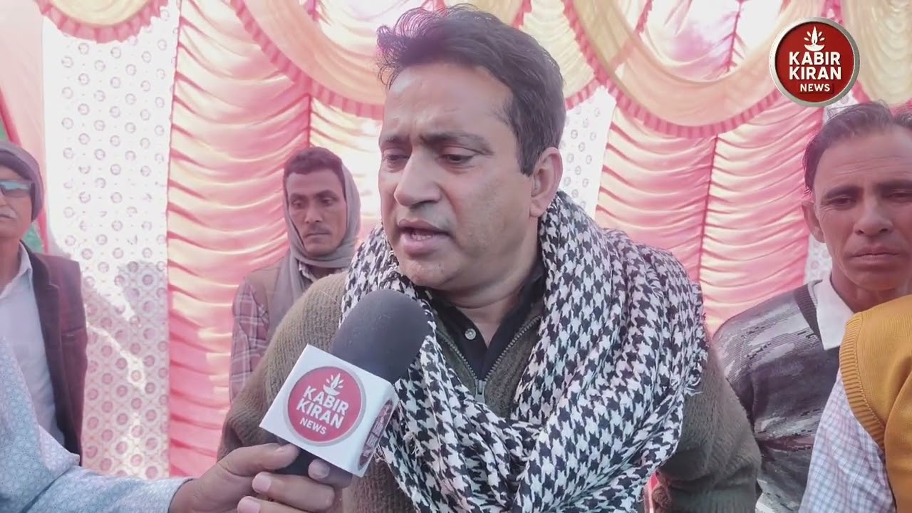 सांसद राहुल कस्वां से पत्रकार मांगीलाल नायक ने किये जलेबी जैसे तीखे सवाल 