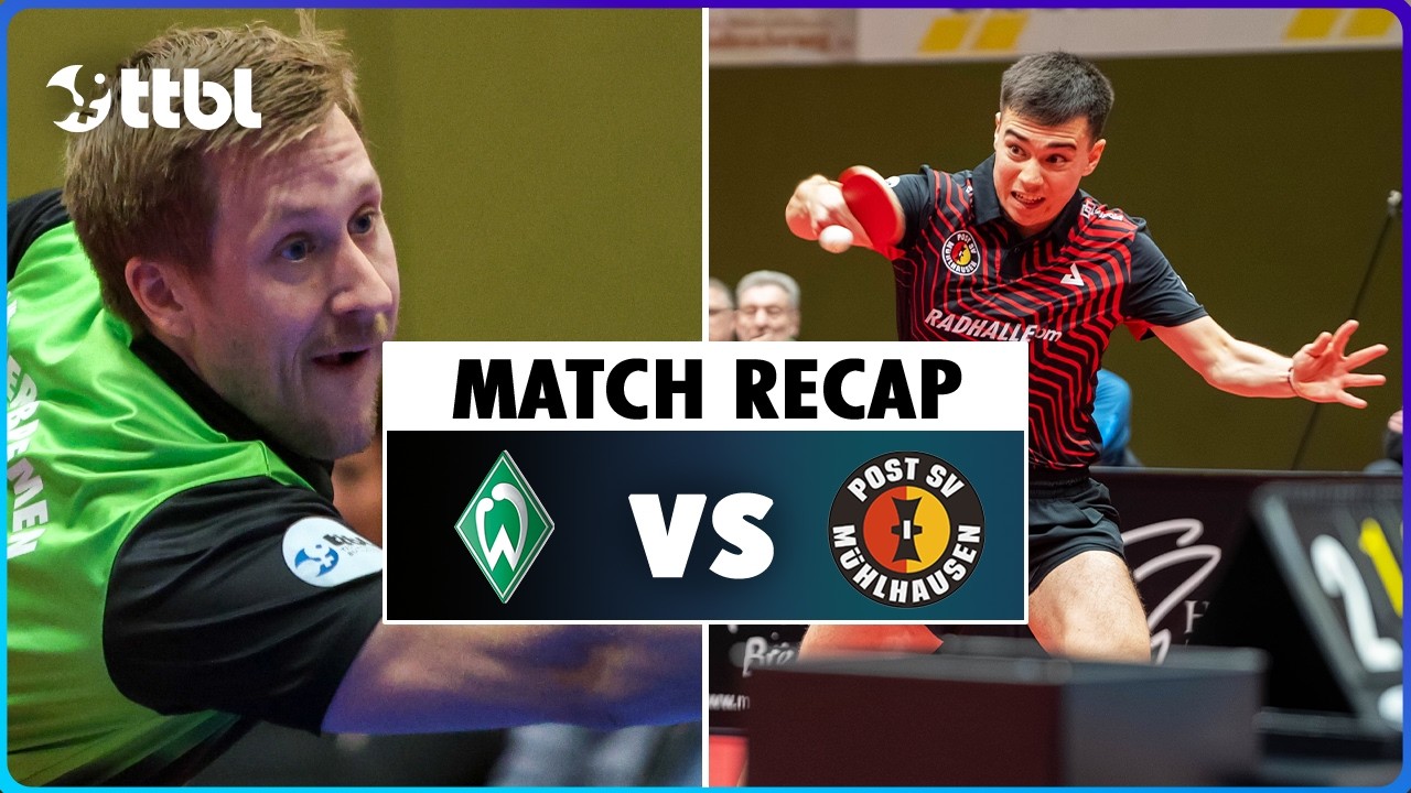 BREMEN vs. MÜHLHAUSEN (Tischtennis Bundesliga Recap) | Matchday 18 | 2025/2026