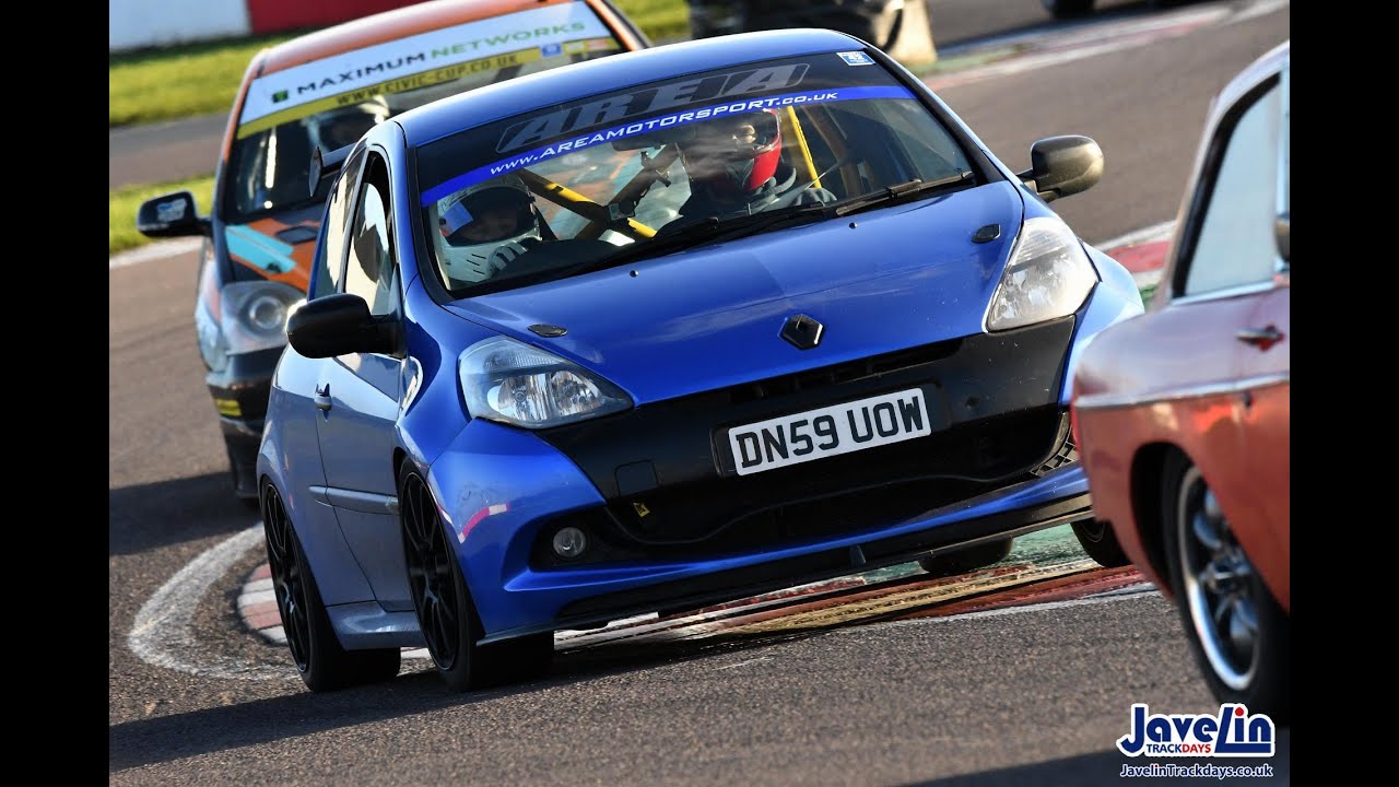 Renault Clio 200 Donnington Park Trackday.