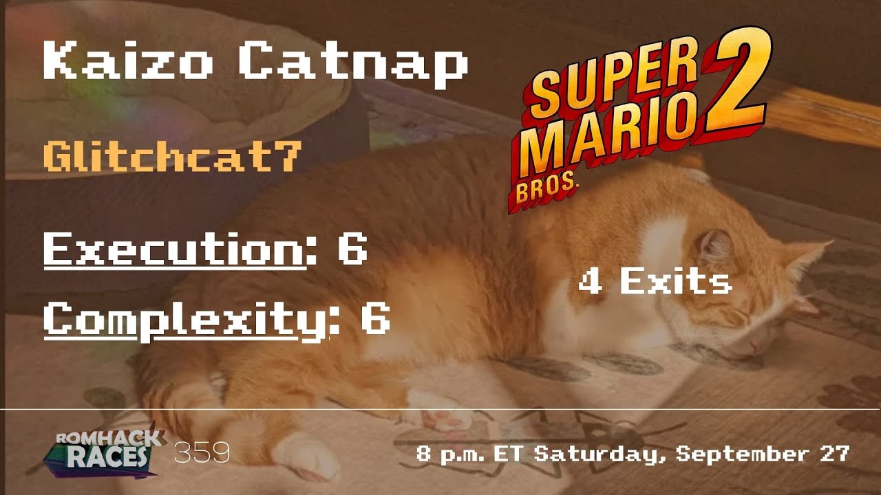 "Kaizo Catnap" by @glitchcat7 - RHR 