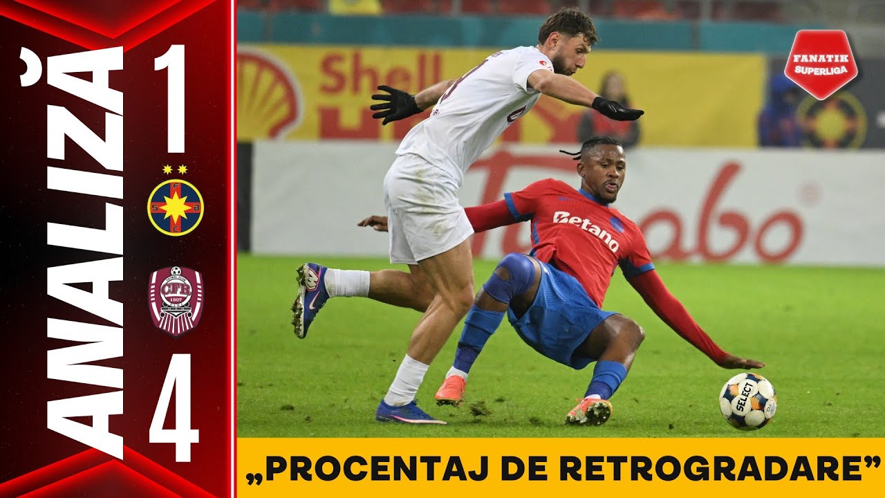 Cum A UMILIT-O CFR Cluj pe FCSB | TOTUL despre DEZASTRUL de pe Arena Nationala