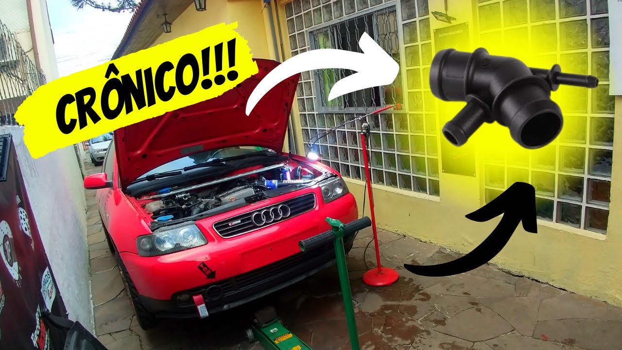 RESOLVENDO O VAZAMENTO DE ÁGUA DO MEU AUDI TURBO DE PISTA!! PROBLEMA CRÔNICO DOS AUDI/GOLF