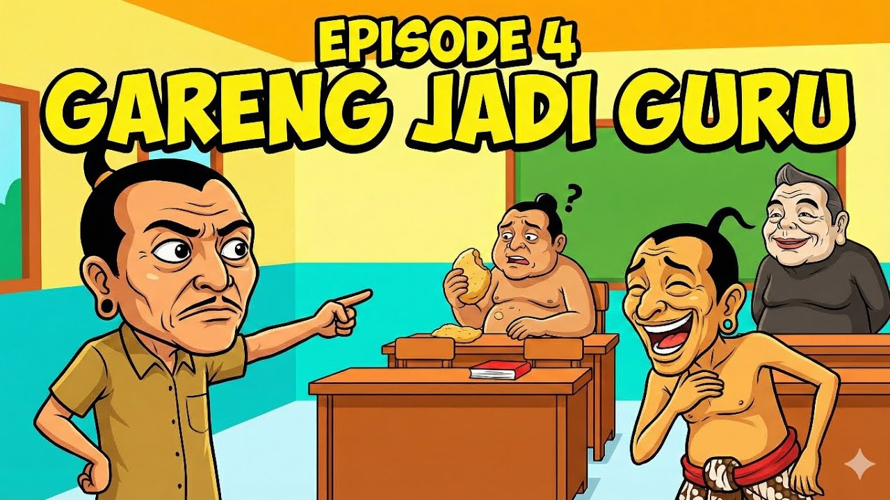 Cerita petruk episode 4 Gareng jadi guru