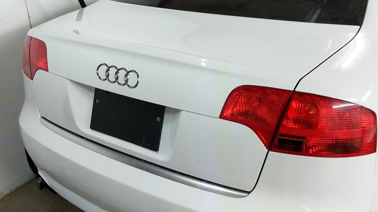 Замена крышки багажника A4 на S-line/S4 | Как снять и установить крышку багажника