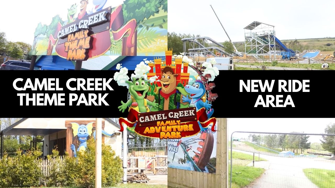 Camel Creek Adventure Park New Ride Area May 2021 (Theme Park Cornwall)