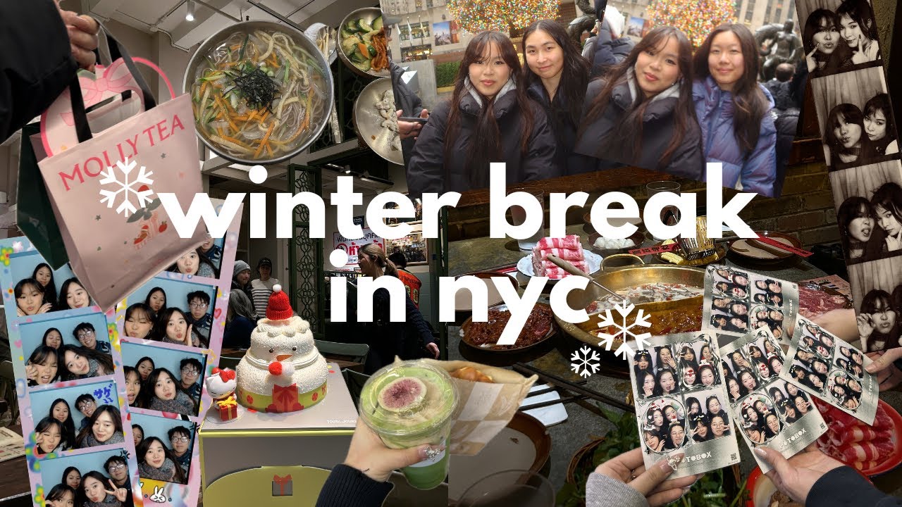 winter break in the city (hot pot, photobooths, and shopping!)