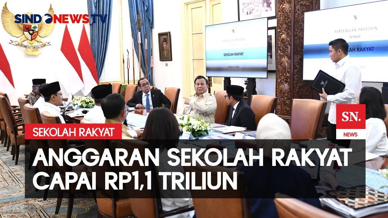 Presiden Prabowo Gelar Ratas Bahas Anggaran Sekolah Rakyat | Sindo Siang | 31/07