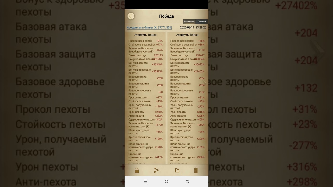 Стоит ли менять модификацию войск? Наглядный пример