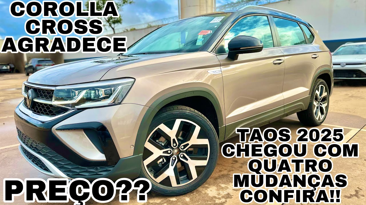 NOVO VOLKSWAGEN TAOS 2025 HIGHLINE 1.4 TURBO EM DETALHES | CHEGOU COM MUDANÇAS IMPORTANTES CONFIRA!!
