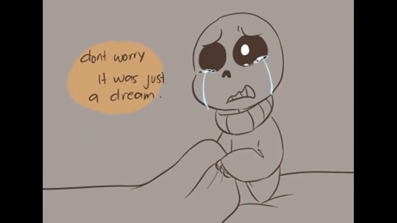 Sans has a scary dream