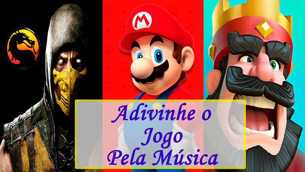 DESAFIO: Adivinhe o Jogo Pela Música (Super Mario, Clash Royale, Mortal Kombat, ...)