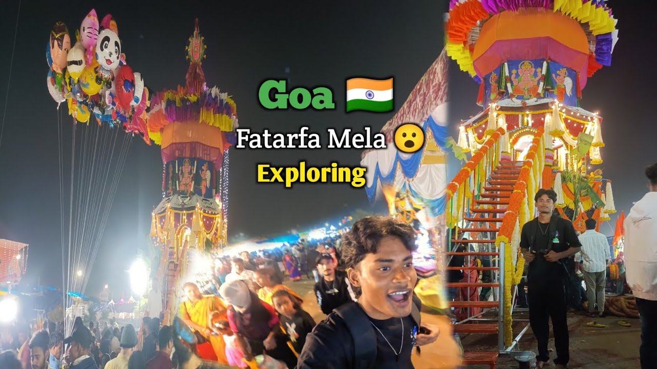 FATARFA MELA IN GOA MADGAO 😀 || MELA MEIN TABAHI MACHA DIYA BHAI ☺️ @pukirider7410 #goa #mela