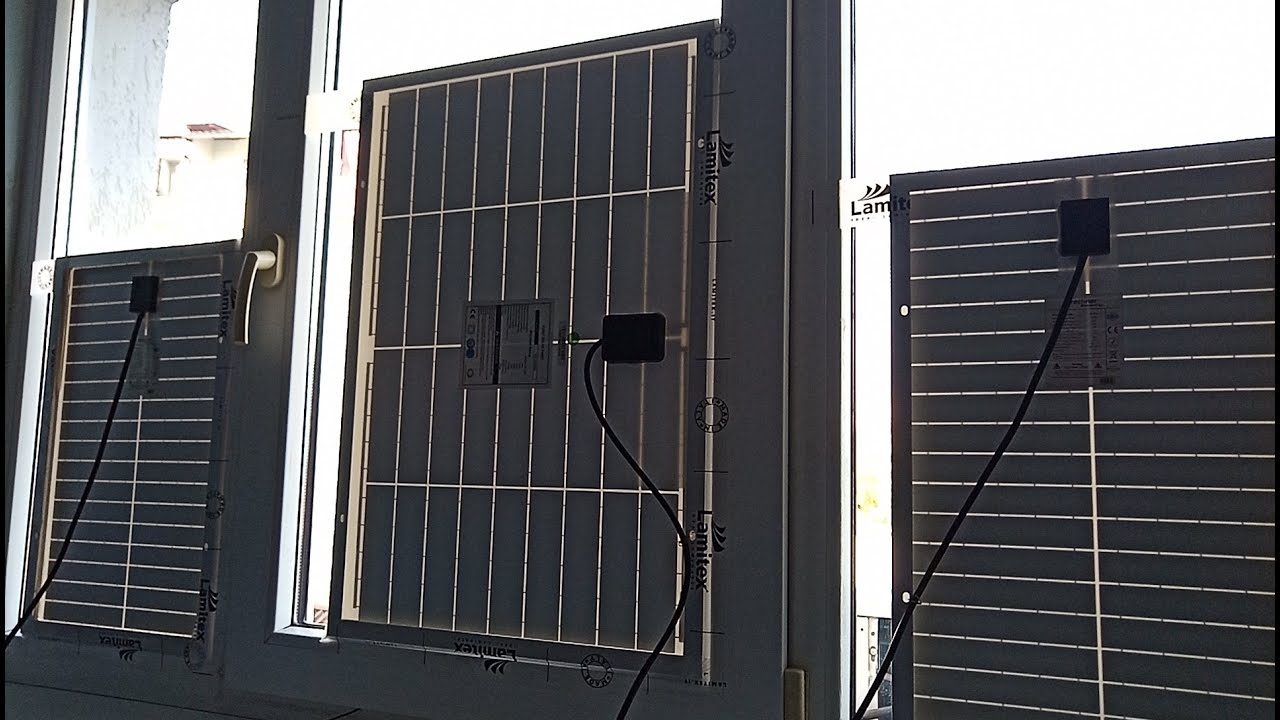 Solar panels inside the apartment