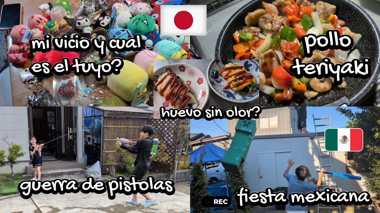 Huevos sin olor?+POLLO TERIYAKI y fiesta mexicana