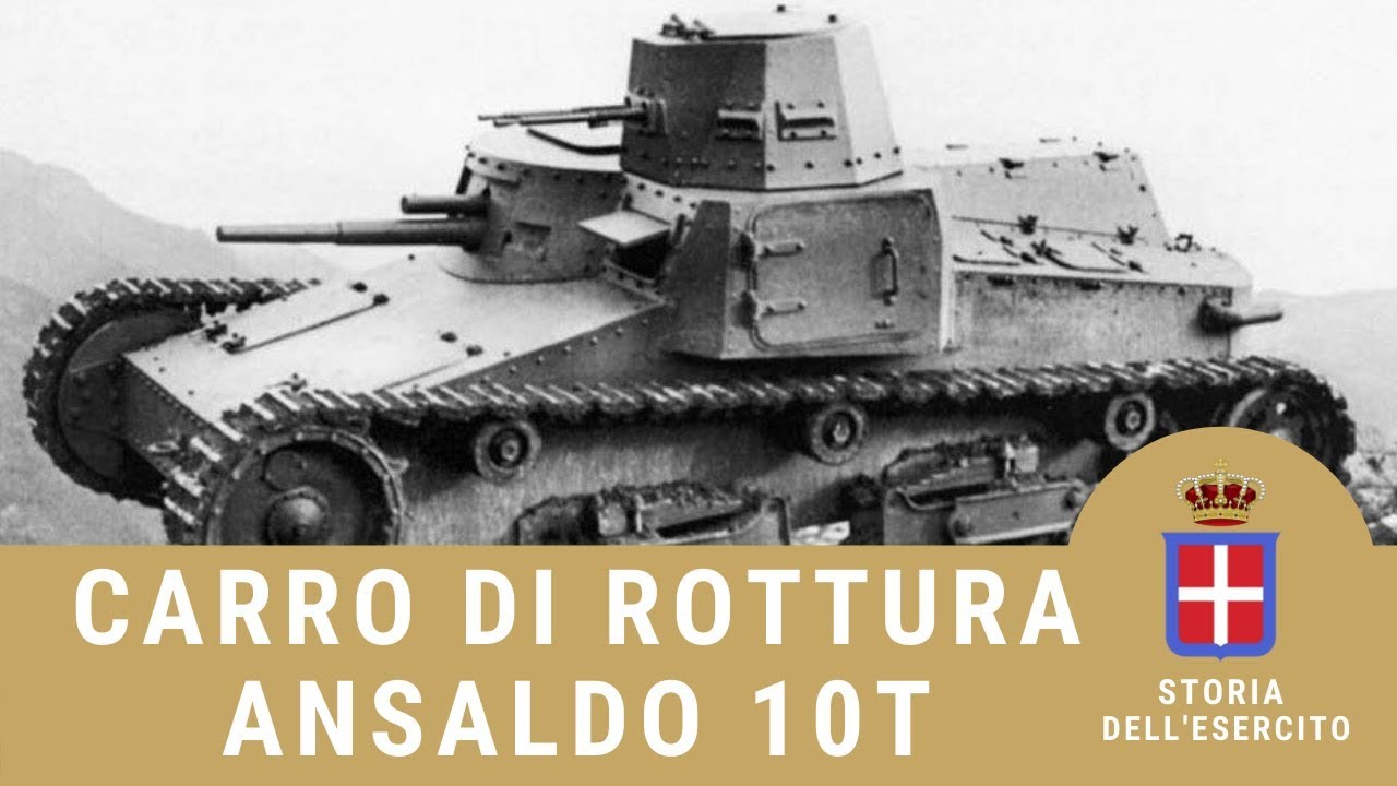 Carro di rottura Ansaldo da 10t - Il predecessore del M11/39