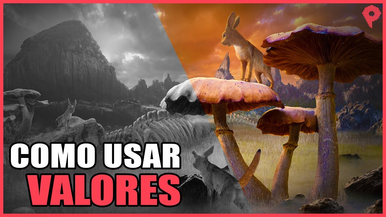 Como funcionam os valores na arte digital - Tutorial simples e prático