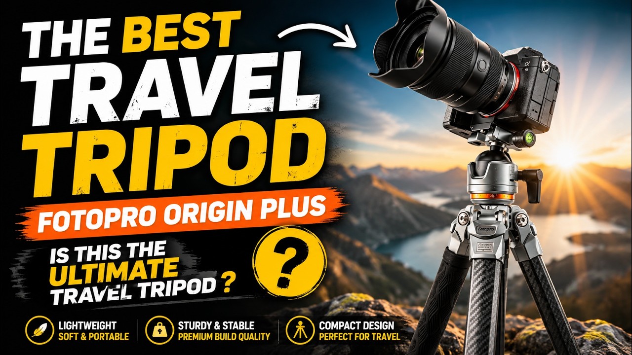 FOTOPRO Origin PLUS + Tripod Review: Is This the Ultimate Travel Camera Tripod?