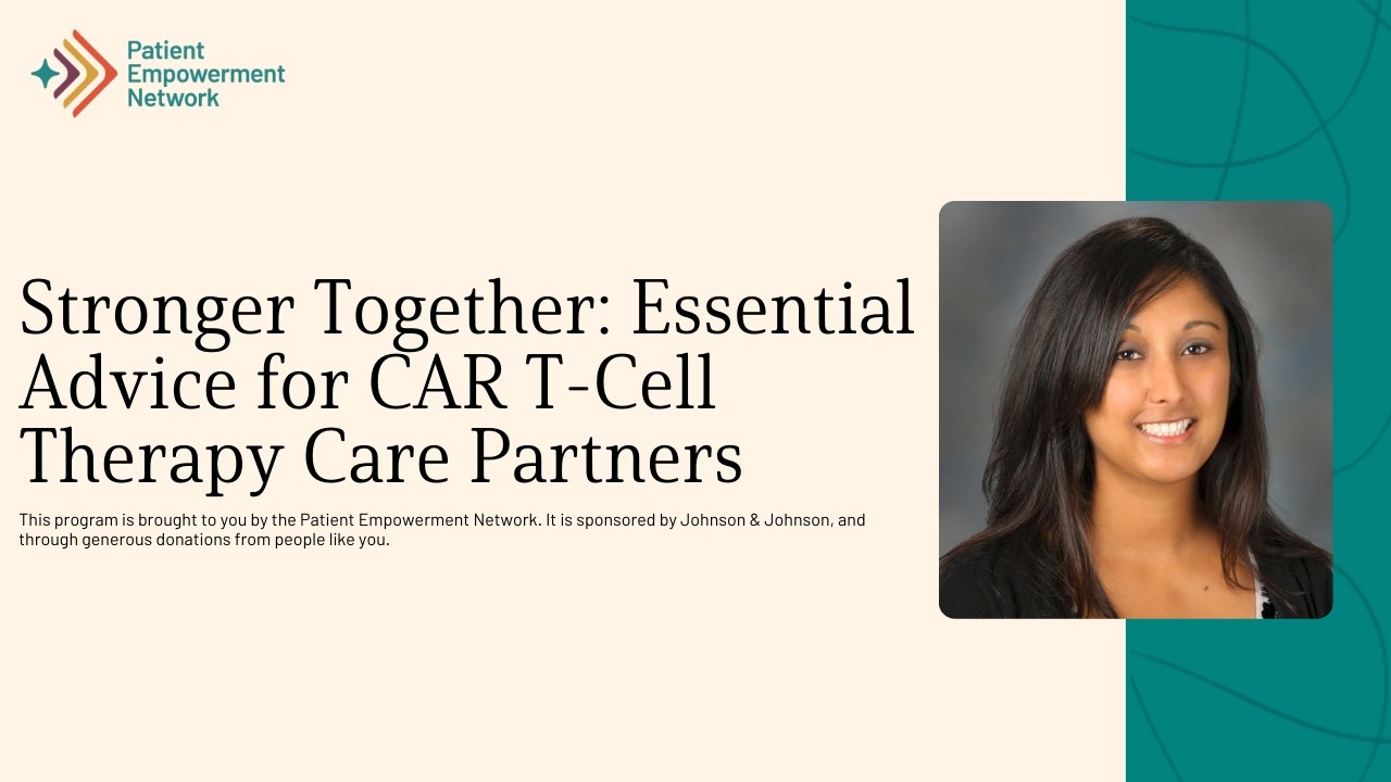Вместе мы сильнее: важные советы для партнеров, получающих CAR T-клеточную терапию