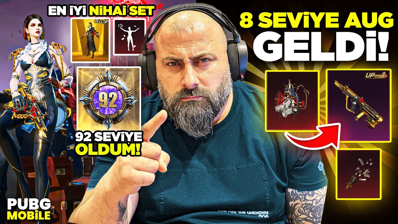 OYUNUN EN İNCE NİHAİ SETİ VE 8 SEVİYE AUG GELDİ  (92 KOLEKSİYON SEVİYESİ OLDUM)