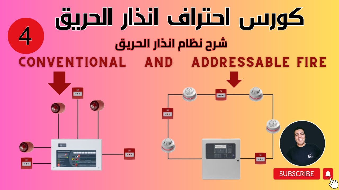 كورس احتراف  انظمة انذار الحريق  |  كورس أنظمة التيار الخفيف