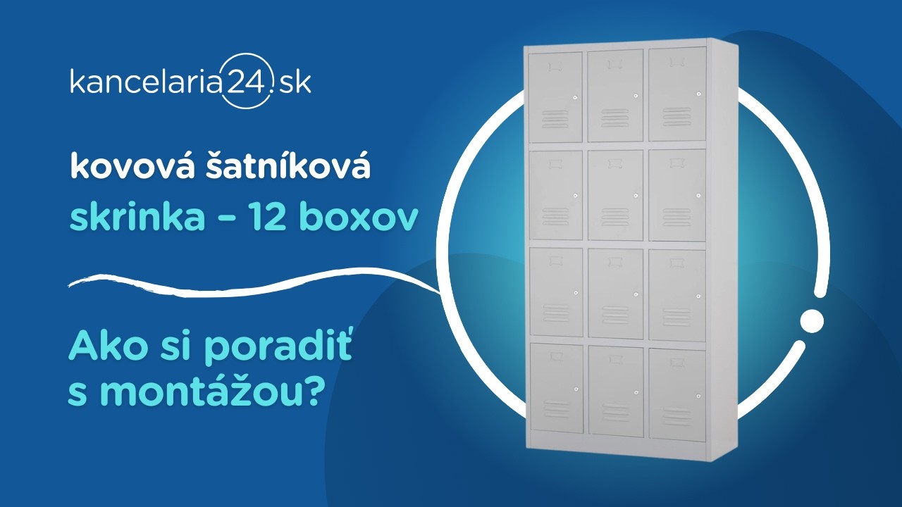 kancelaria24.sk | Kovová šatníková skrinka 15 boxov: Ako si poradiť s montážou?