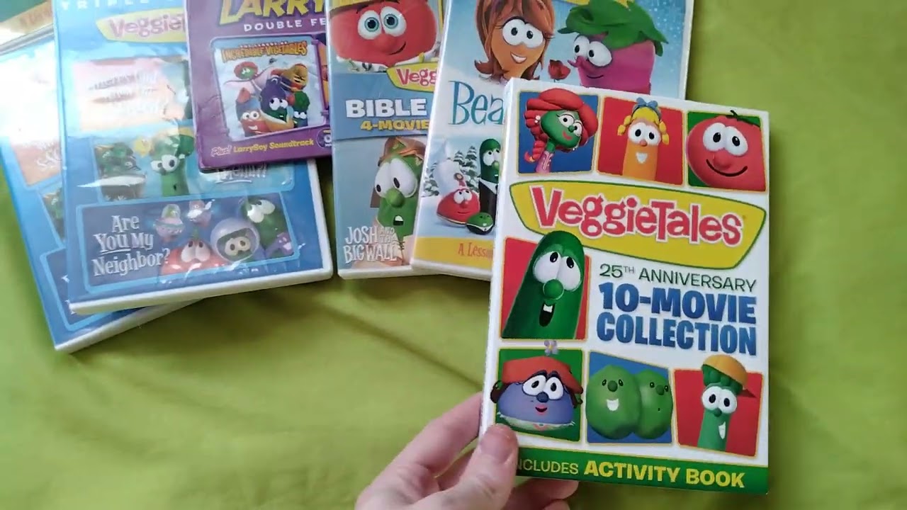 Recent VeggieTales DVDs I've gotten Part (4) 💿🥒🍅