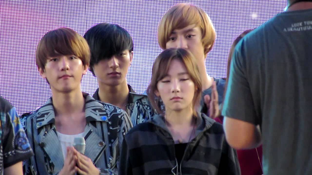 [Fancam] 120825 SNSD @ Korea-China Music Festival Rehearsal ending
