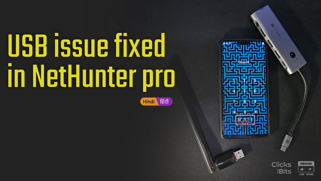 USB not working - issue fixed in Kali NetHunter Pro