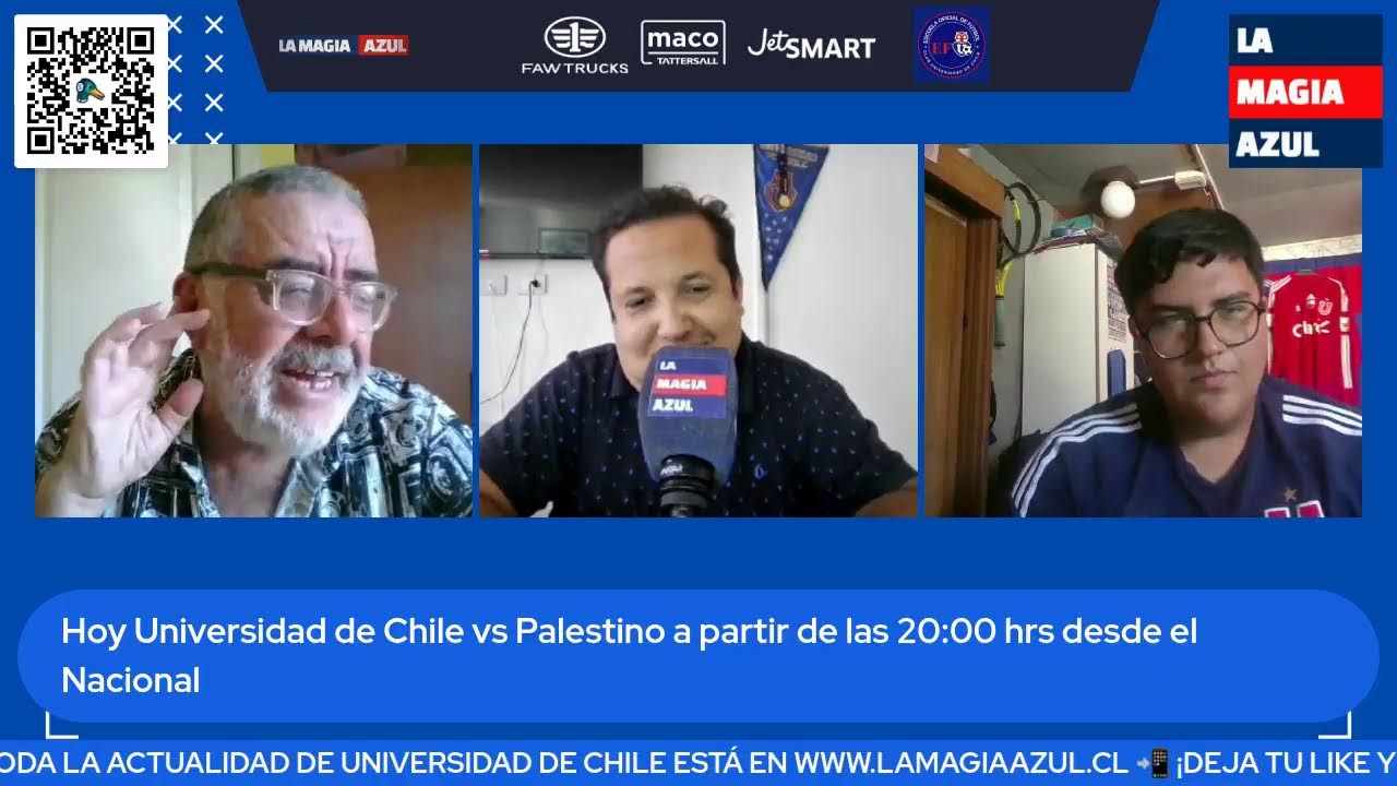 📺🤘 La Magia Azul EN VIVO | La previa de Universidad de Chile vs Palestino por la Copa Sudamericana
