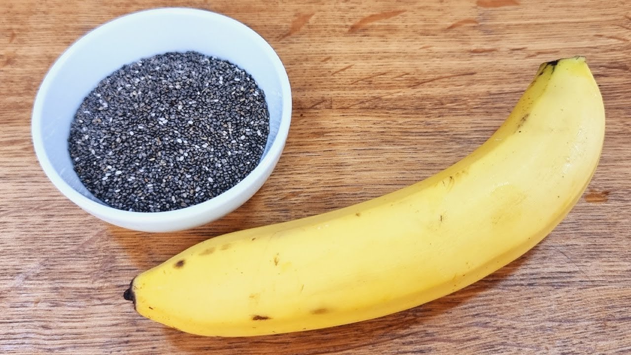 REPLACE BREAD, Mix BANANA and CHIA! No Gluten, No Dairy, No Egg, Less Carbs, More Fiber & Delicious