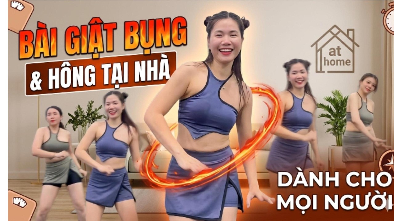 Nhảy Aerobic 4 Phút Đốt Mỡ Bụng Cực Nhanh | Team Misa Aerobic