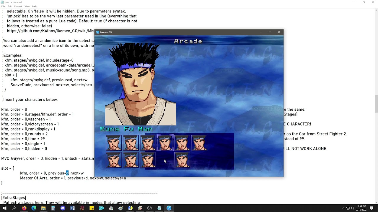 How To : Add Characters and Stages the Ikemen Way