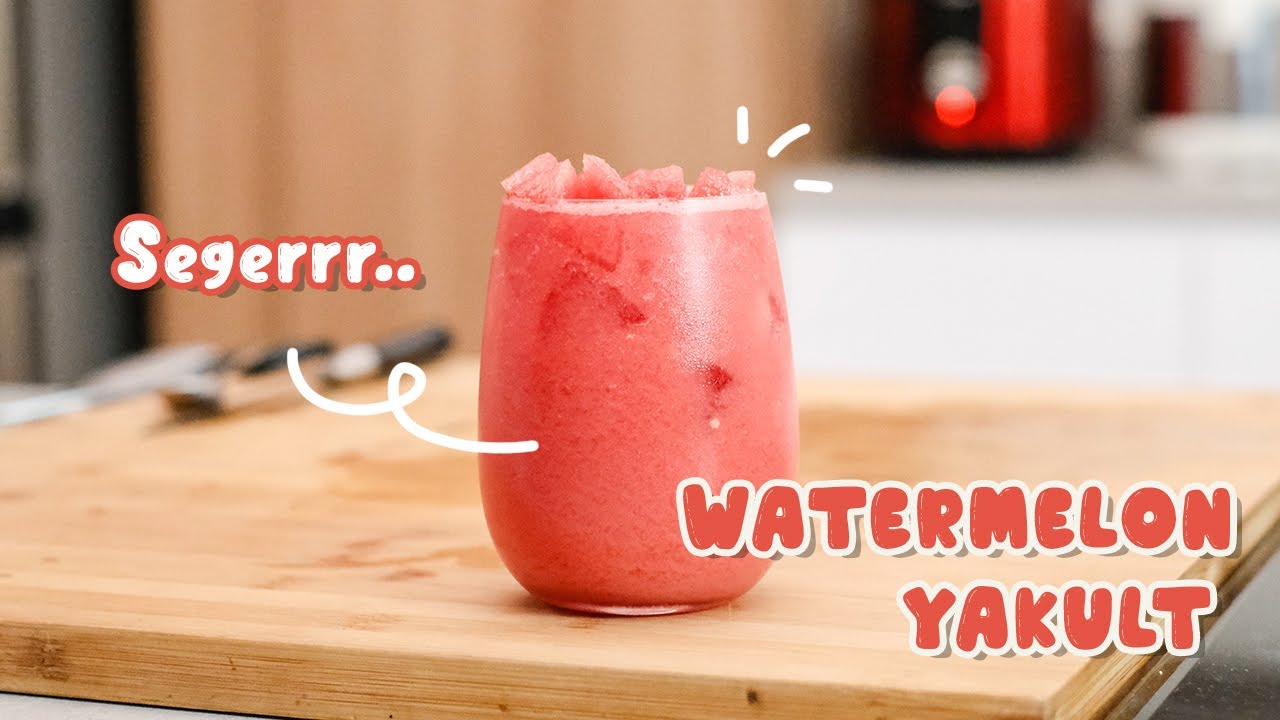 Resep Minuman Yakult Semangka 2 Bahan Saja [ Seger dan Gampang dibuat ] | #MIMISCAN EPS 11