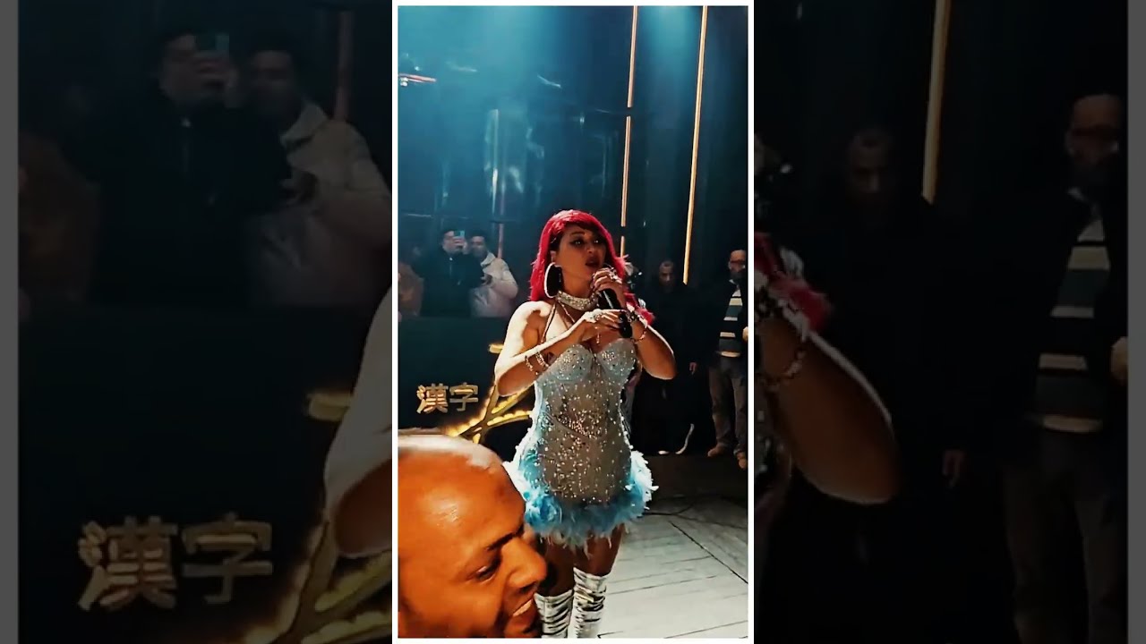 رقص المغنية نانيتا حفلة