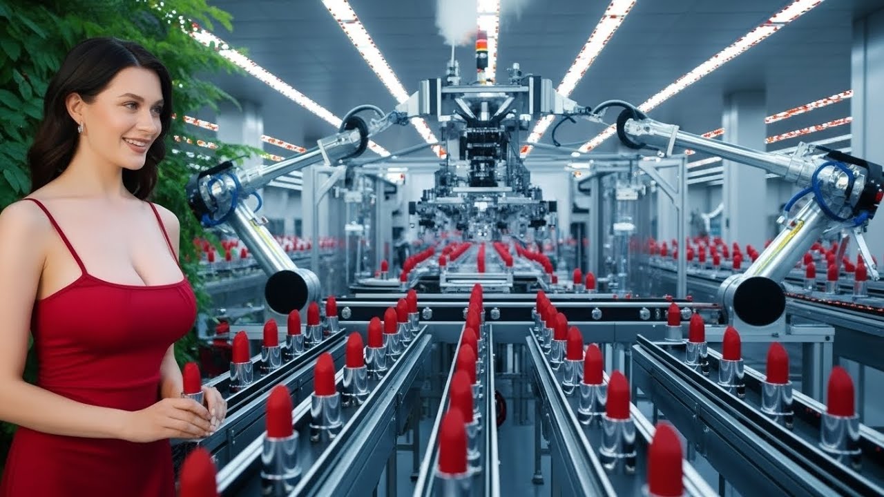 Inside the Lipstick Factory 💄 | How Color, Shine & Luxury Lipstick Are Made (Full Process)