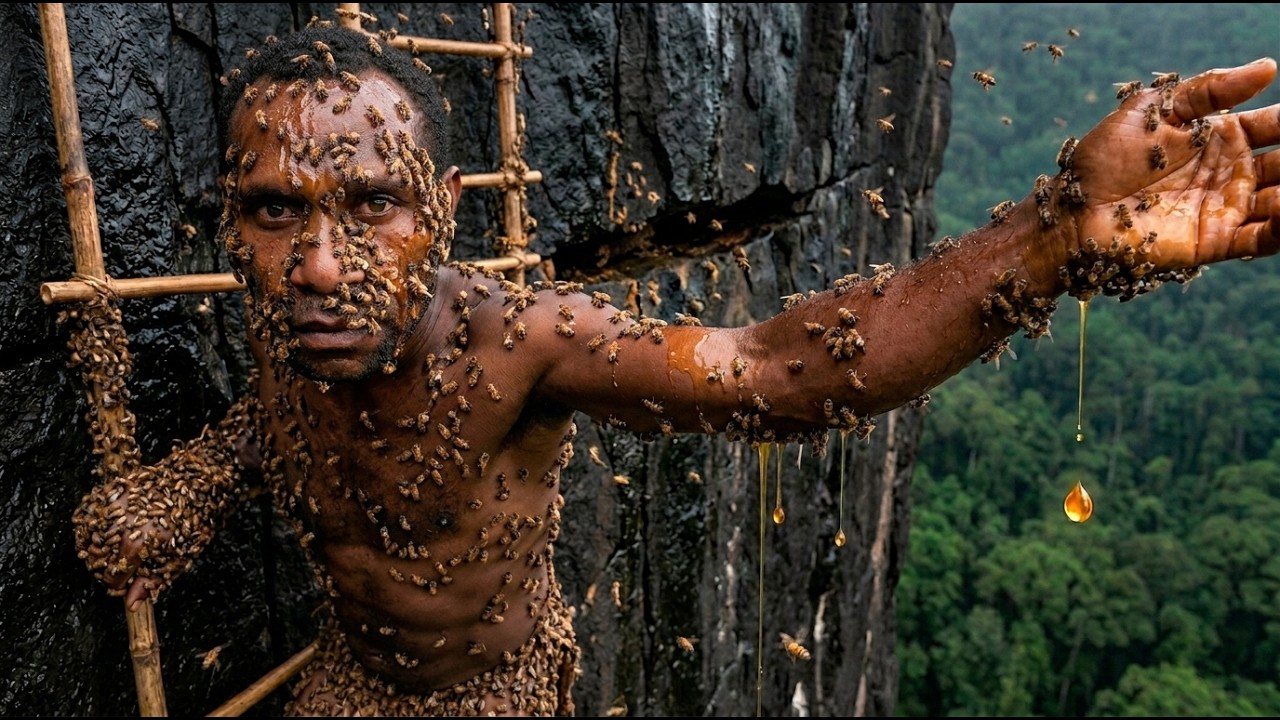 He Smoked Out 50,000 Bees at 40 Meters — No Safety Rope!