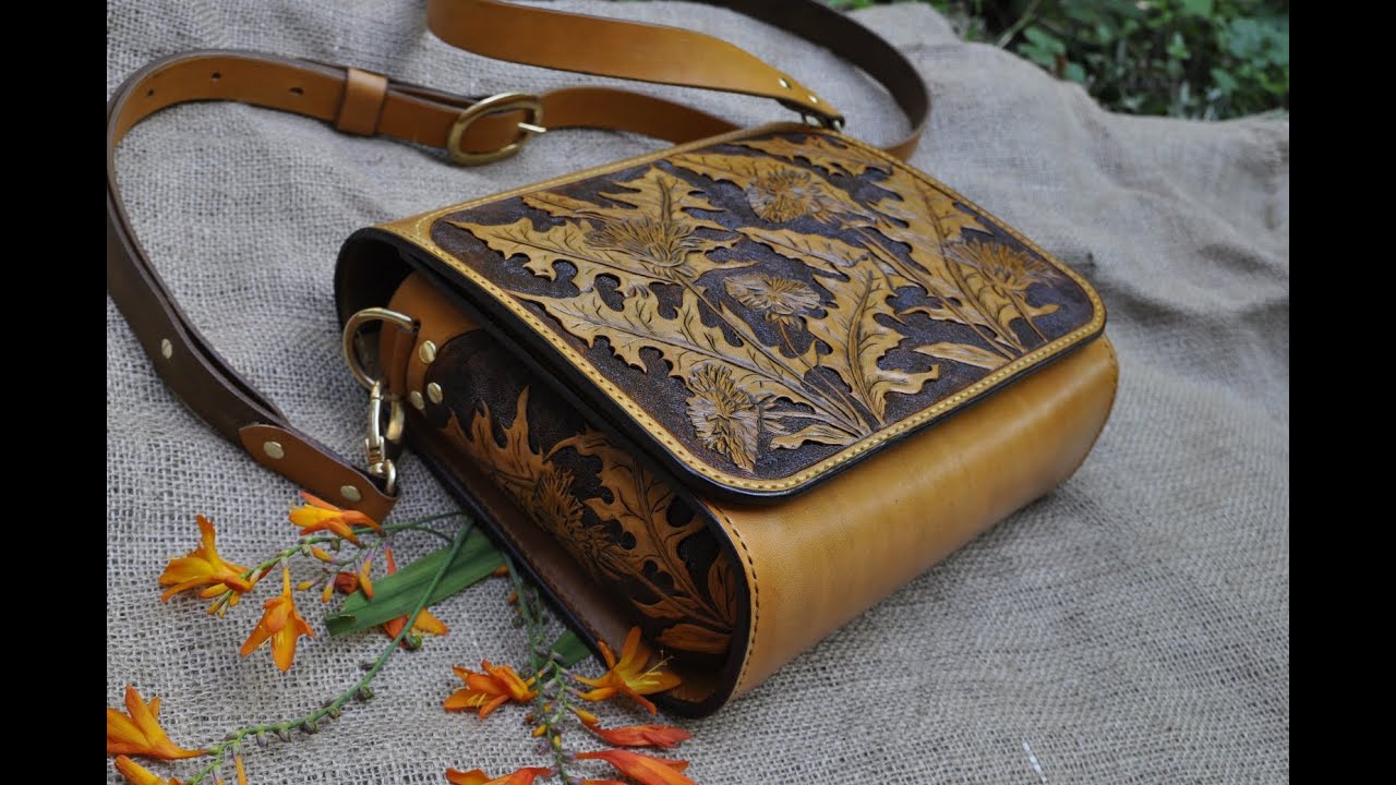 Handmade handbags and clutches by Kazakhsha Leather Art Studio