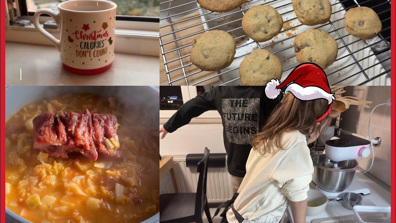 Vlogmas 3/24🎄 najbolja panirana piletina i chocolate chip cookies fail 😆😅