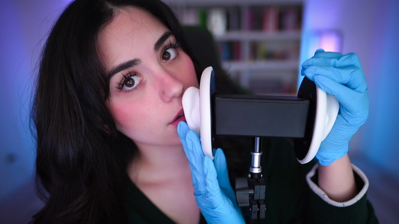 ASMR | Ear to Ear Whispers (Glove Sounds, Medical Tools, Tapping)