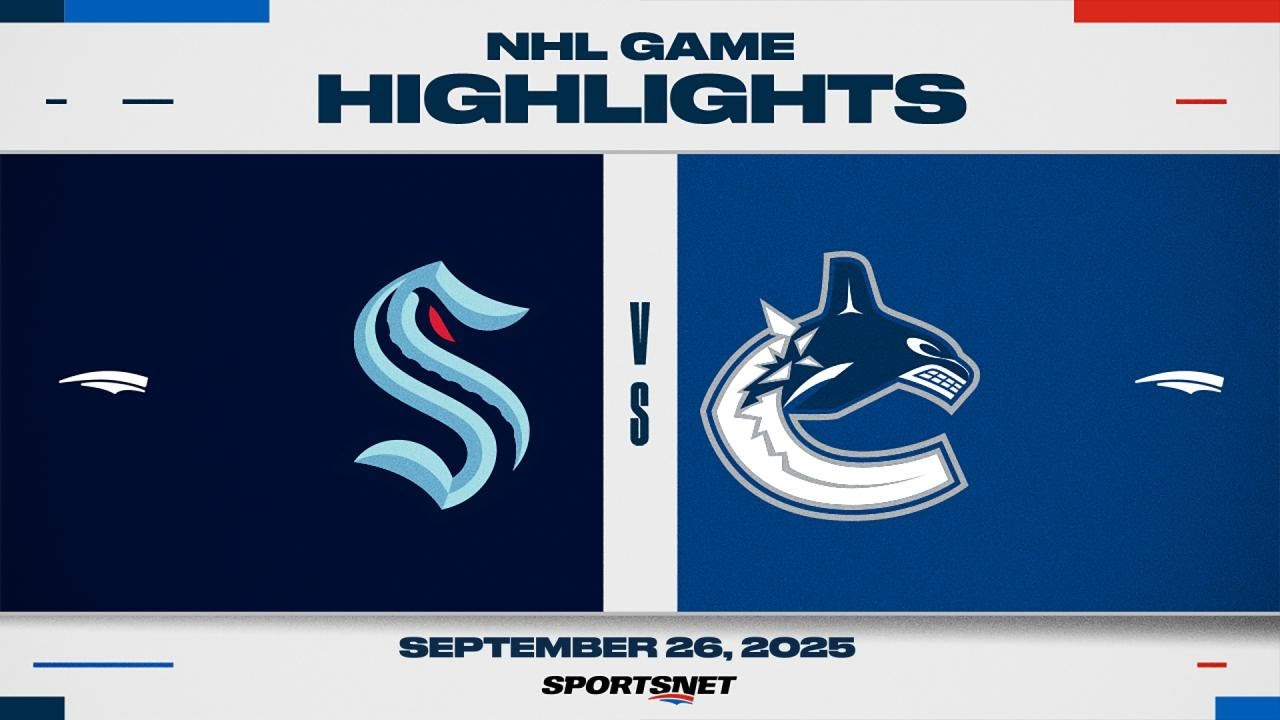 NHL Preseason Highlights | Kraken vs. Canucks - September 26, 2025