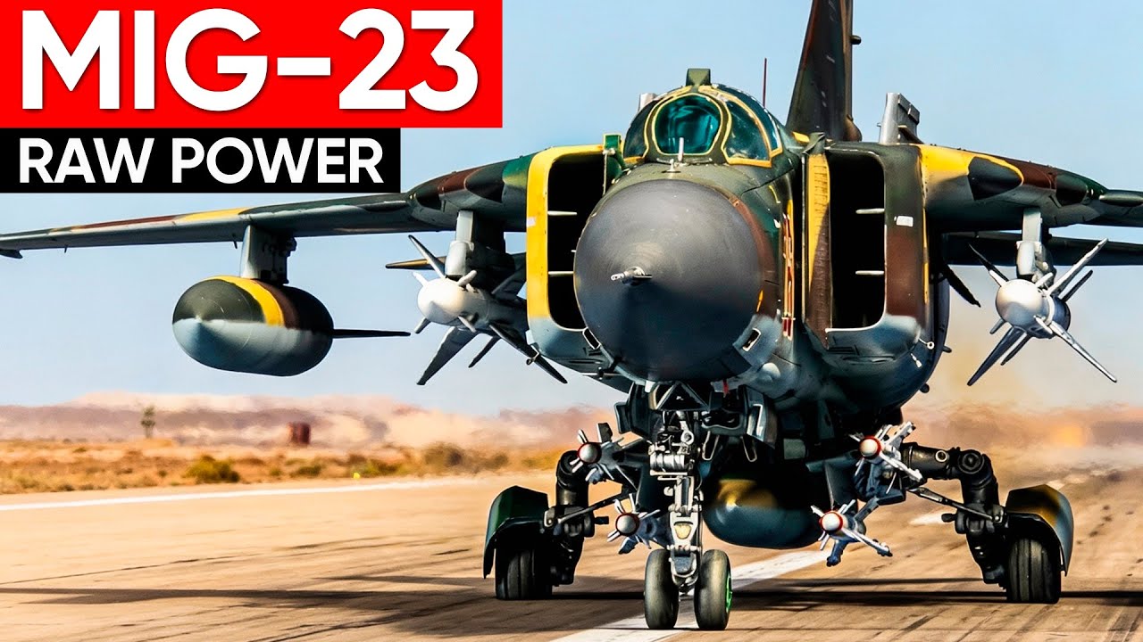 Russia’s FLYING CHAINSAW — The MiG-23 Is A MACH 2.3 MONSTER
