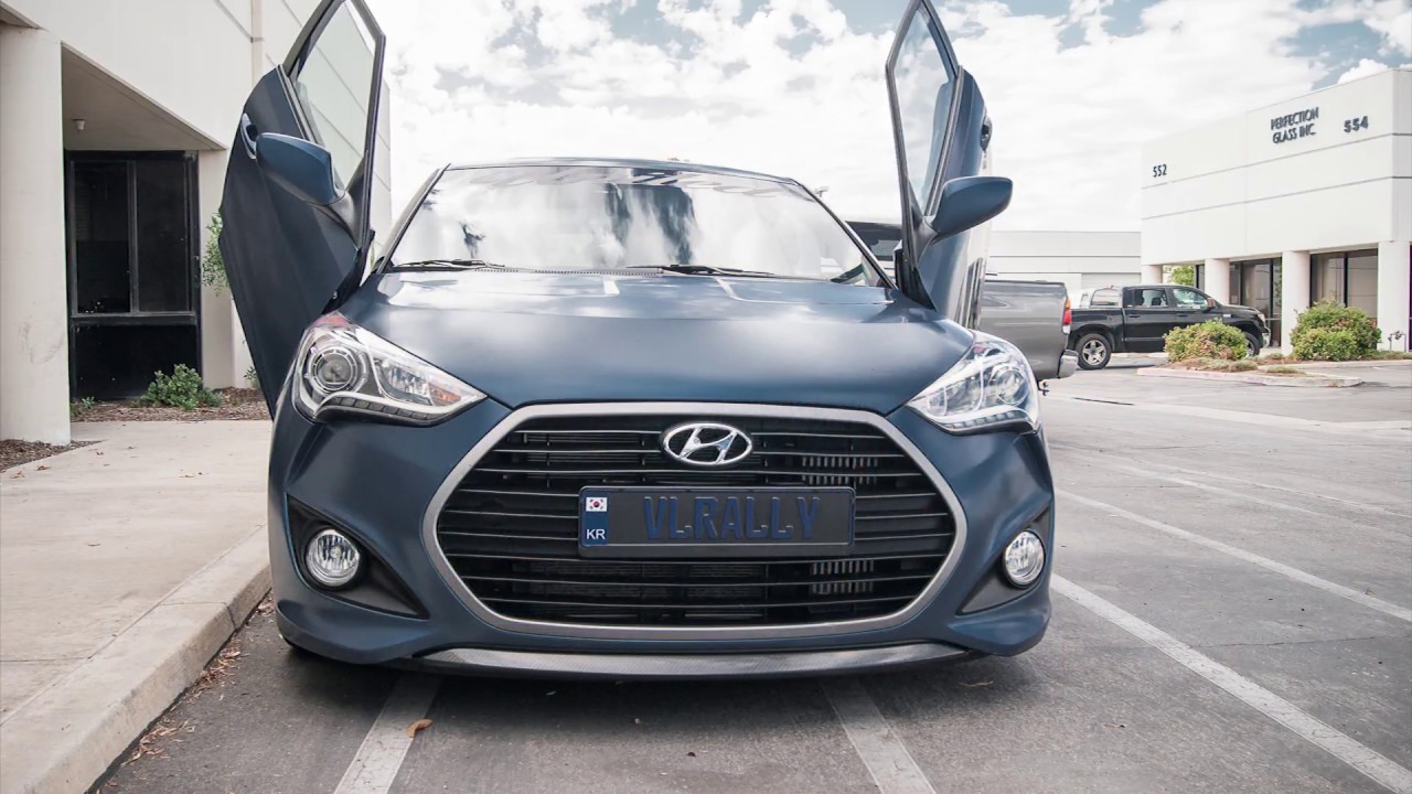 Timelapse of Vertical Door kit install on a Hyundai Veloster