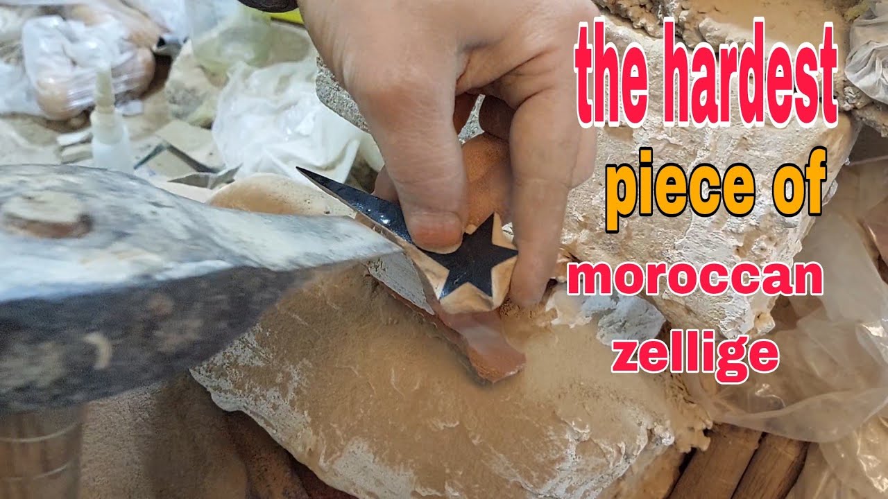 How to make the hardest piece of moroccan zellige