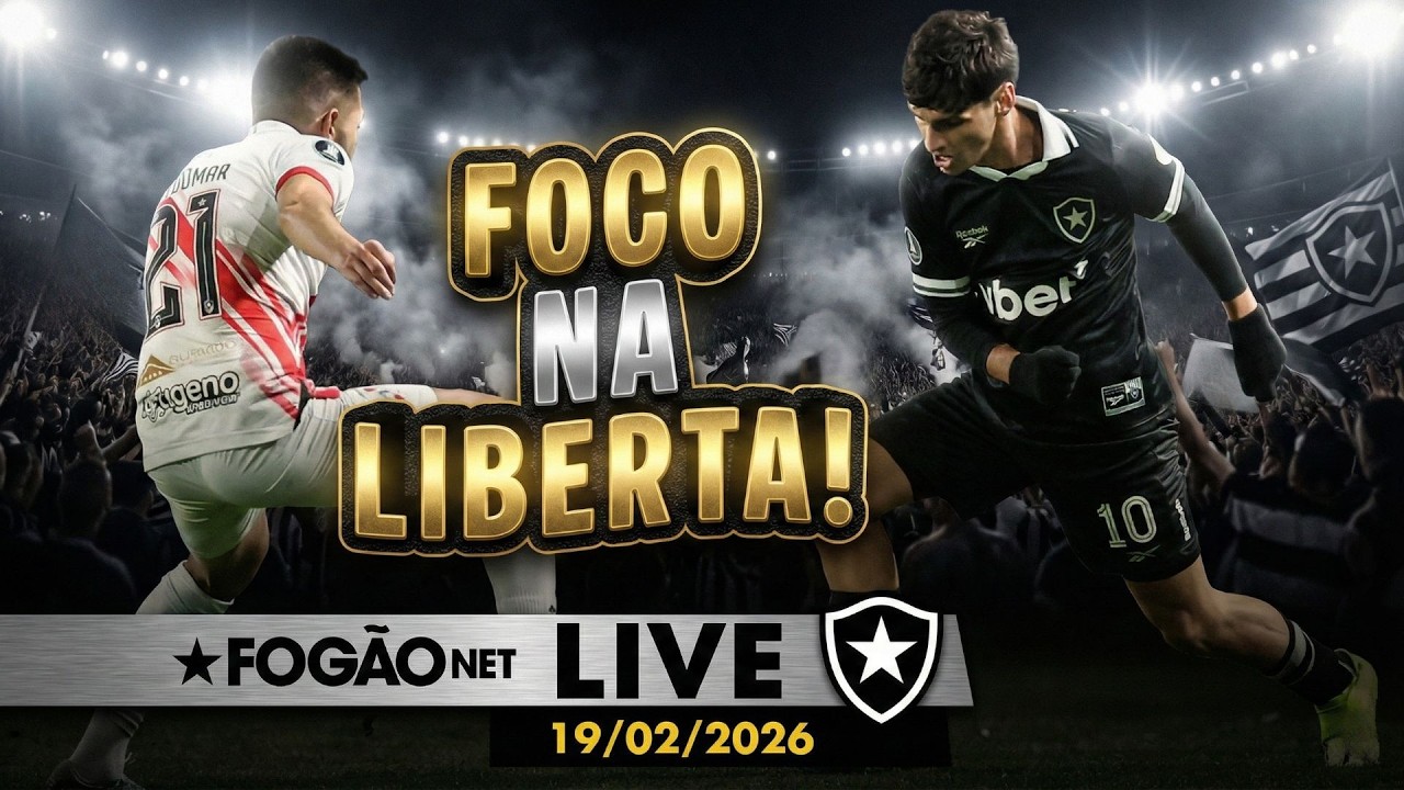 FOGÃONET LIVE: BOTAFOGO PLANEJA UM MÊS FOCADO NA LIBERTADORES | MERCADO DE TRANSFERÊNCIAS ALVINEGRO