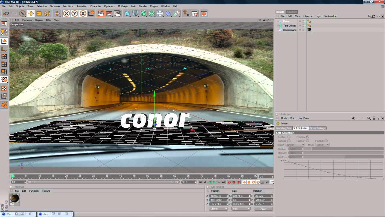 Text in a real life Image | Cinema 4D Tutorial