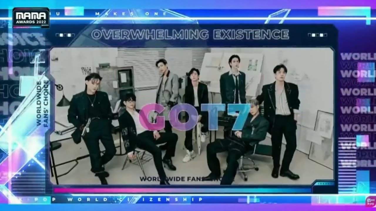 🏆All moments #GOT7 WORLDWIDE FAN'S CHOICE AWARD 2022 🏆#NANANA PLAYED IN MAMA AWARDS!!!????😱