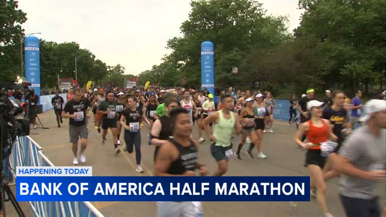 Thousands run Bank of America 13.1 half marathon on city's West Side