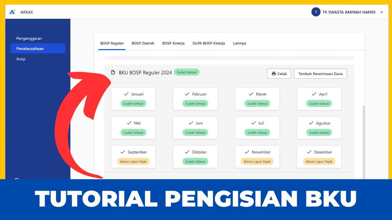 Tutorial Pengisian BKU Tahap 2 Di ARKAS Sampai Selesai