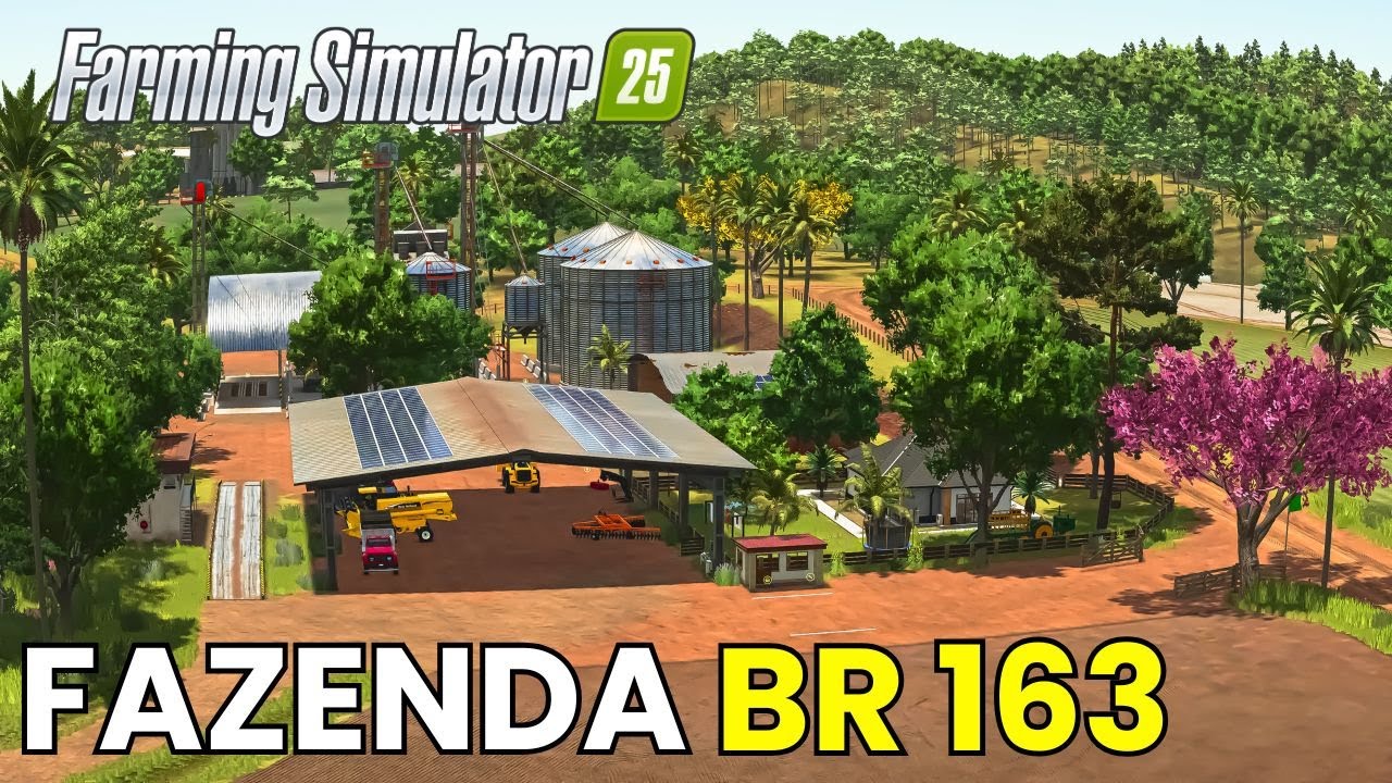 HORA DE BOTAR AS MÁQUINAS PRA TRABALHAR! | BR-163 #1 | Farming Simulator 25